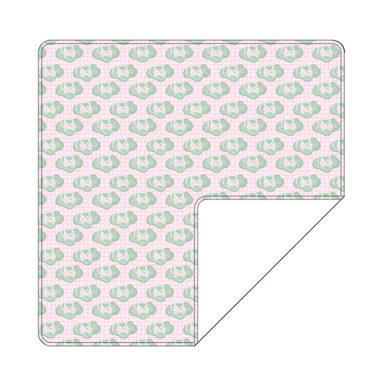Pink Tee Time Swaddle Blanket