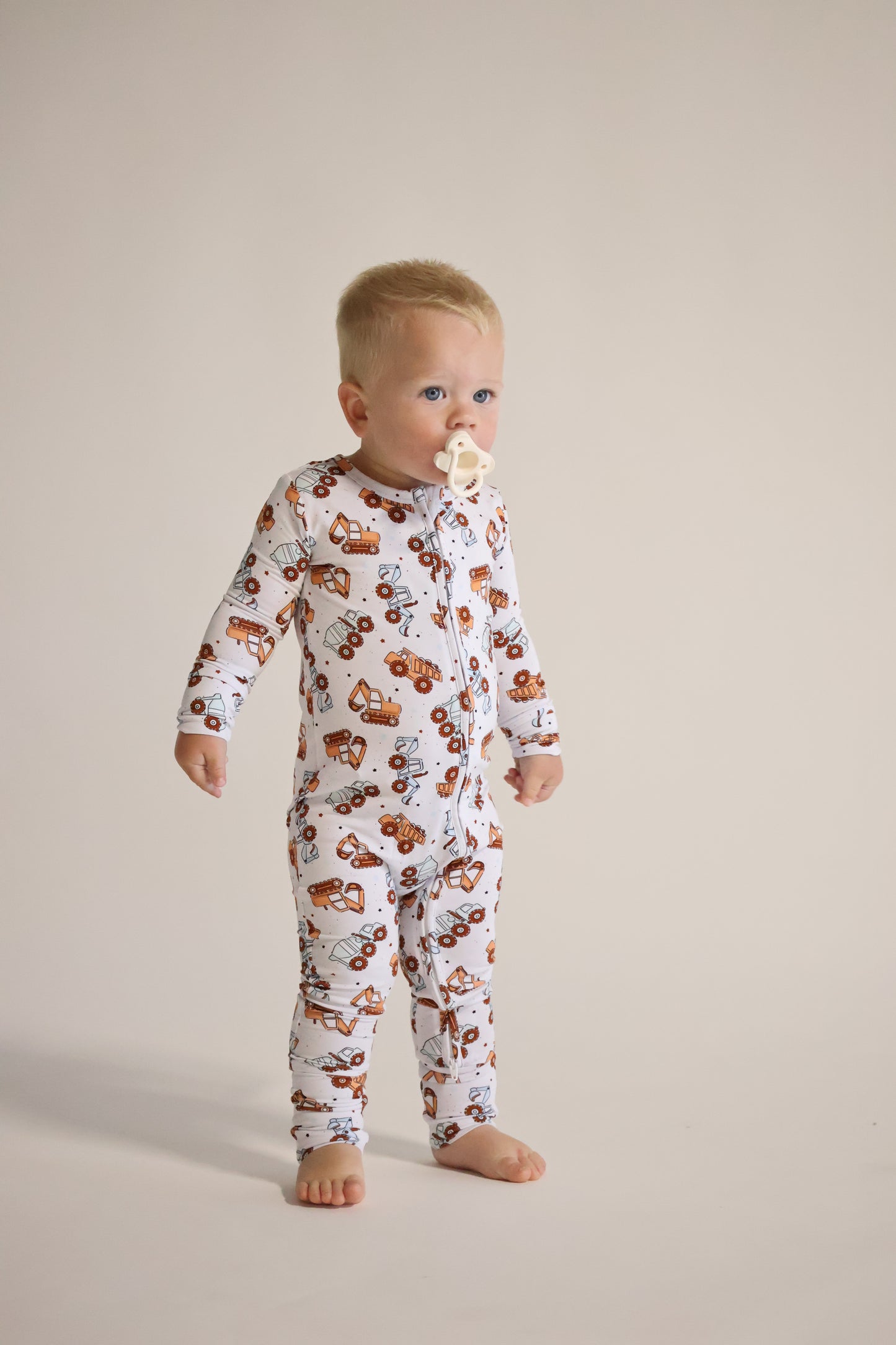 Dirt Digger Convertible Zip Romper