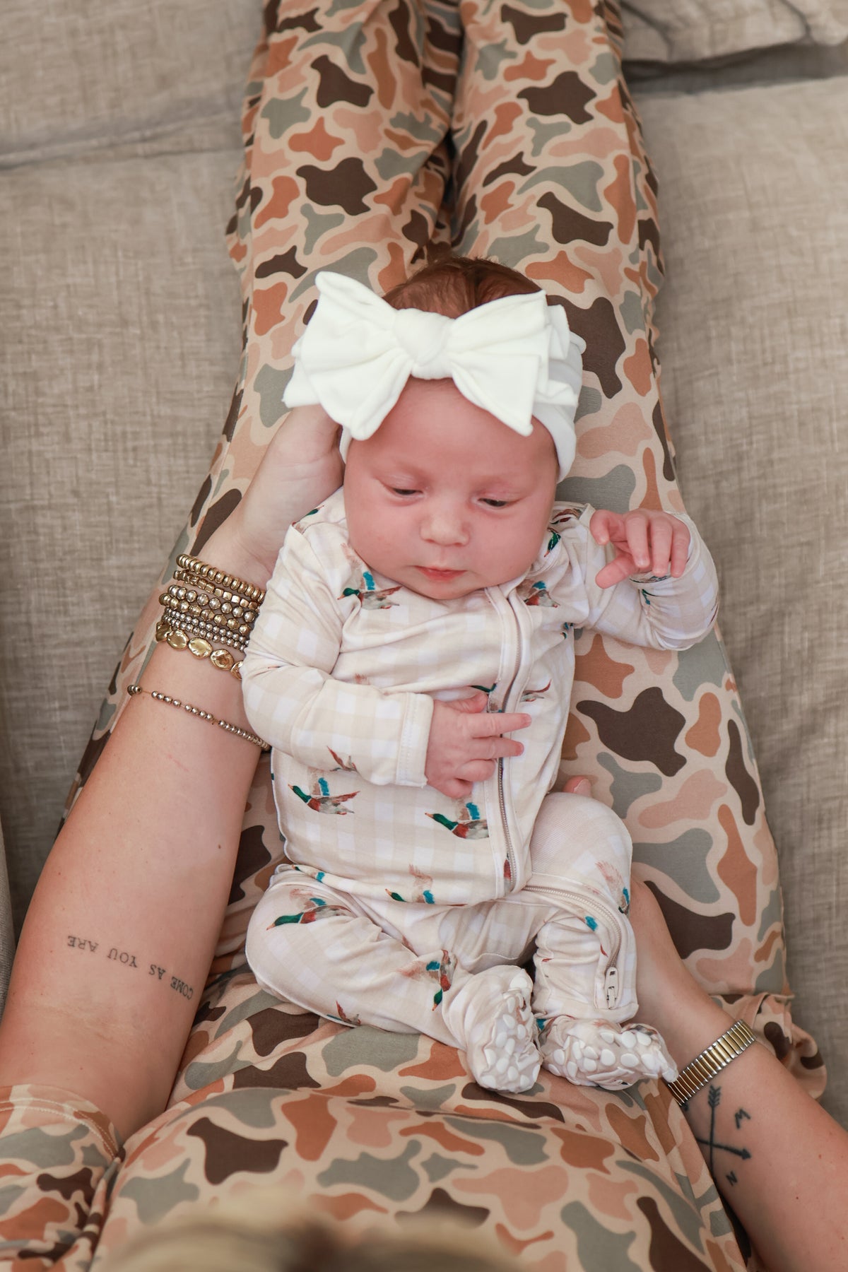 Mallard Marsh Newborn Footie