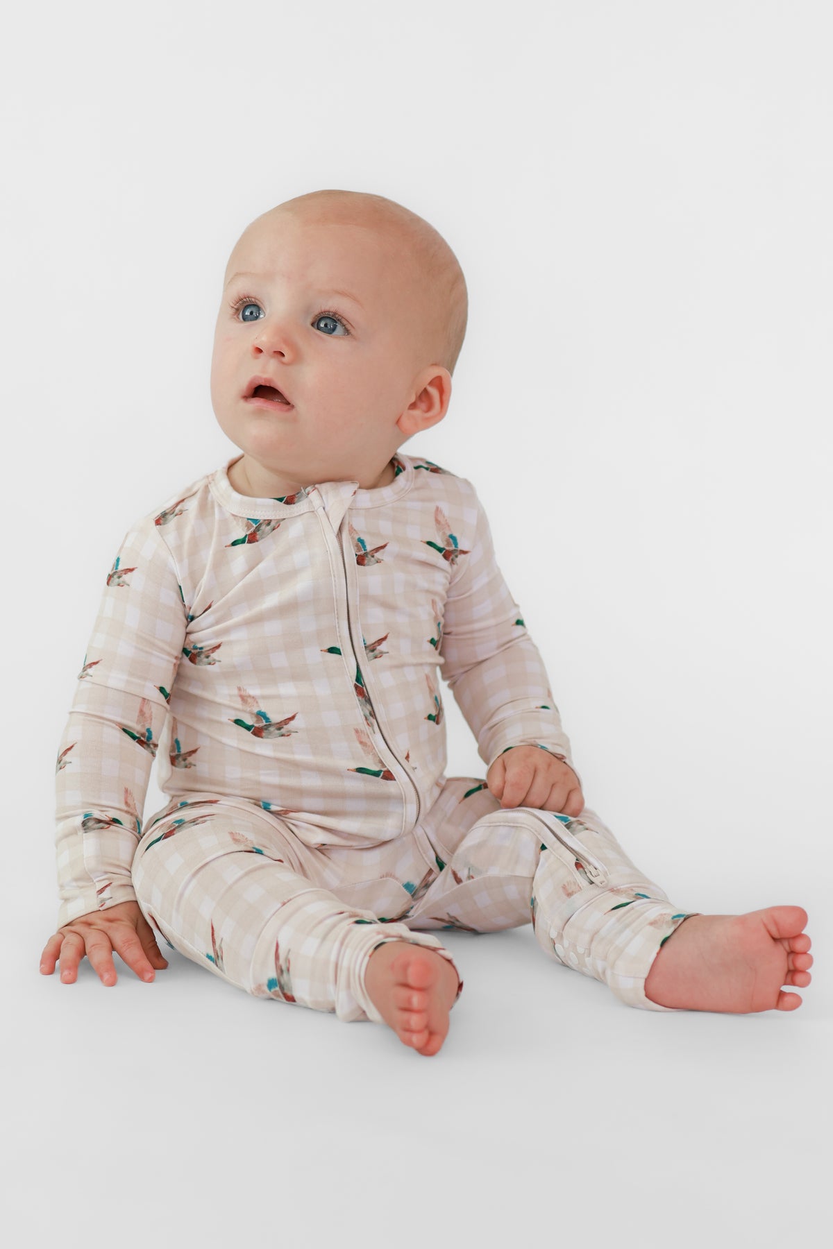 Mallard Marsh Convertible Zip Romper