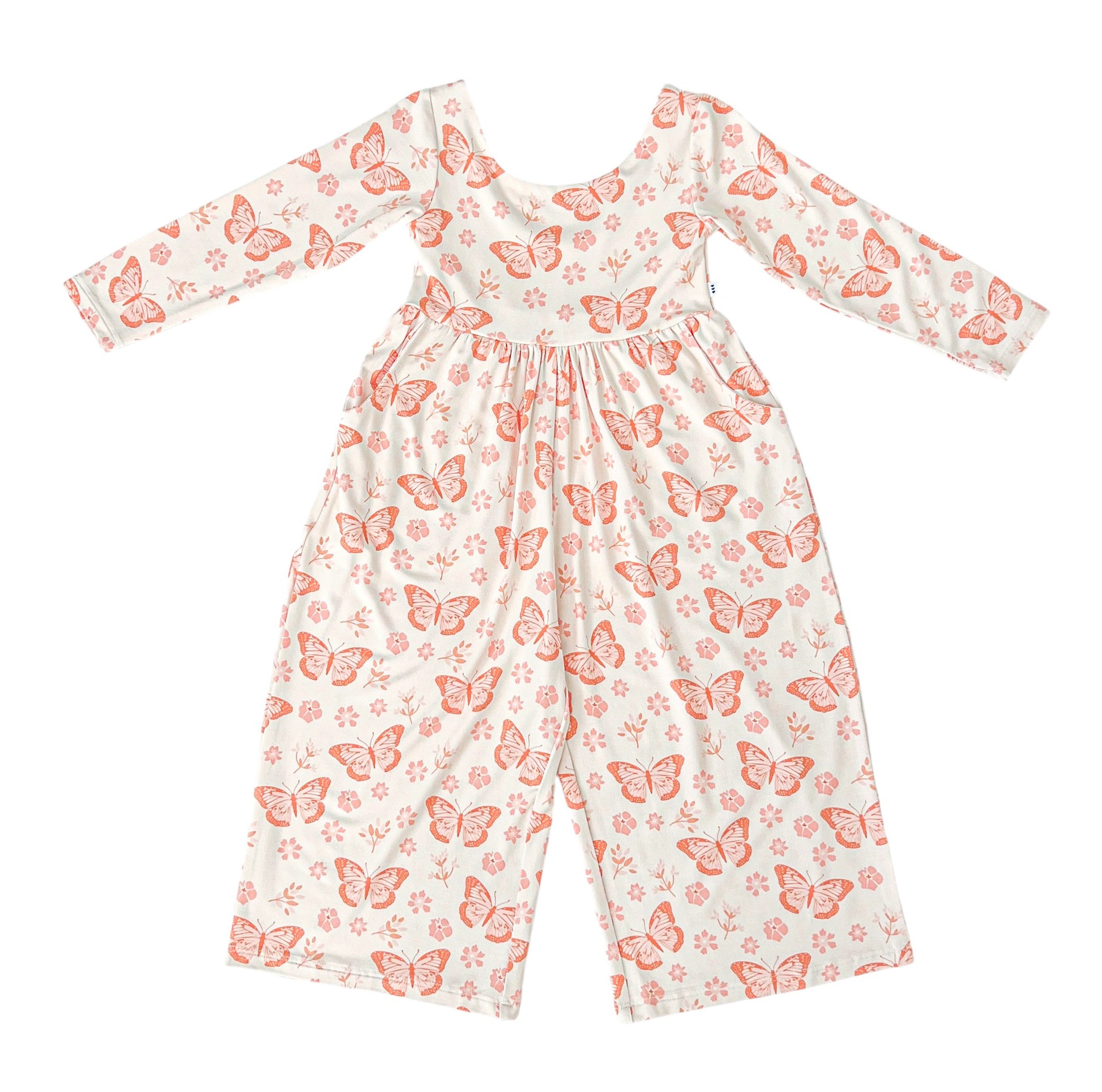 Butterfly bamboo jumper for girls. Shop all the bamboo daywear.