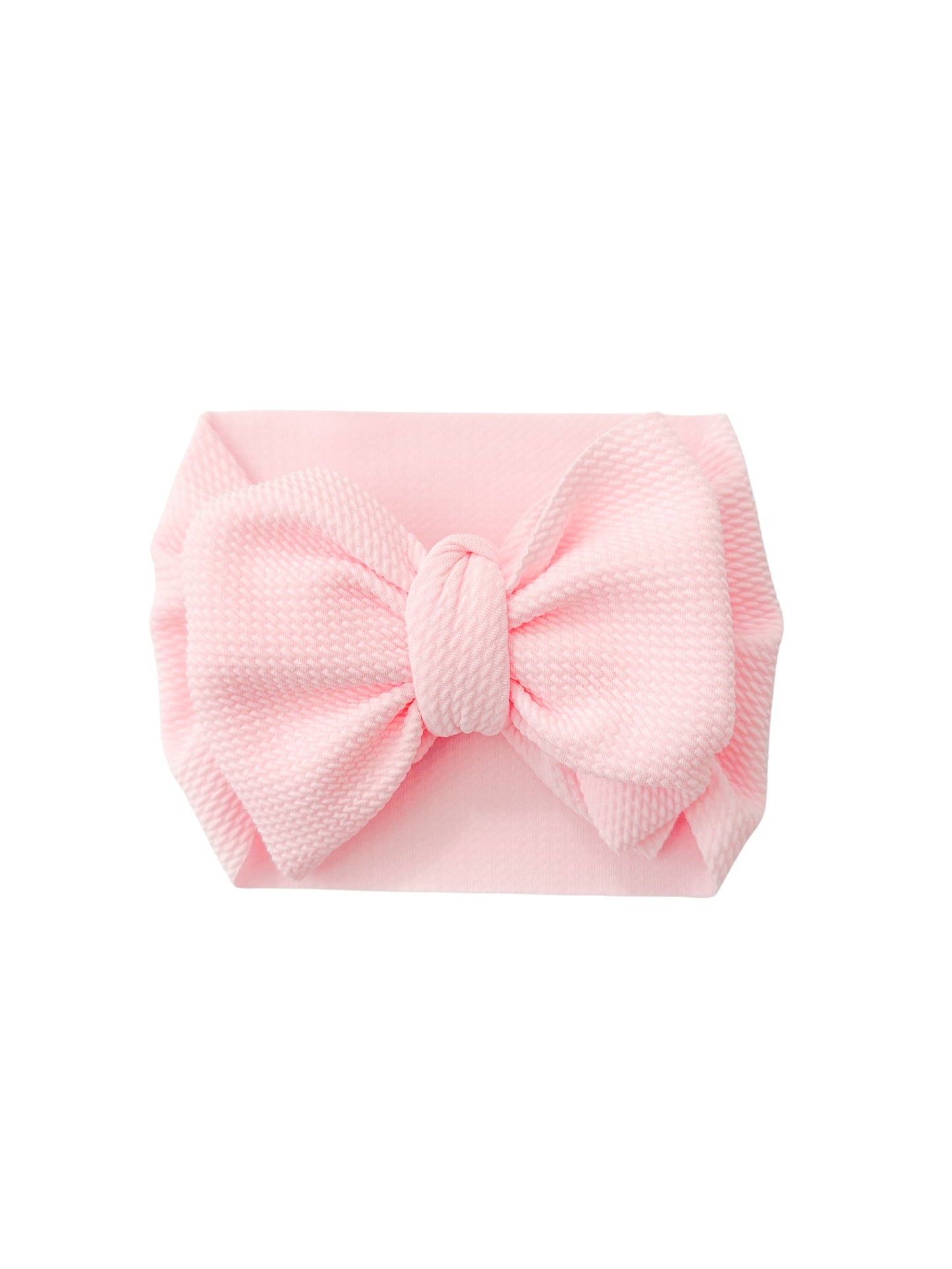 Baby pink headwrap bow