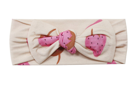 Shortcake Bamboo Bow Headband - Elle & Mily