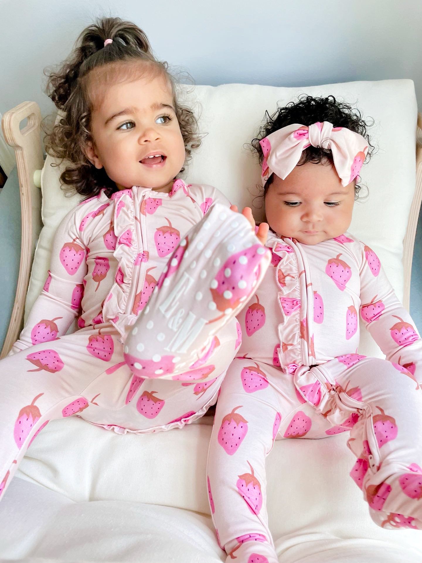 Ruffle baby online pajamas