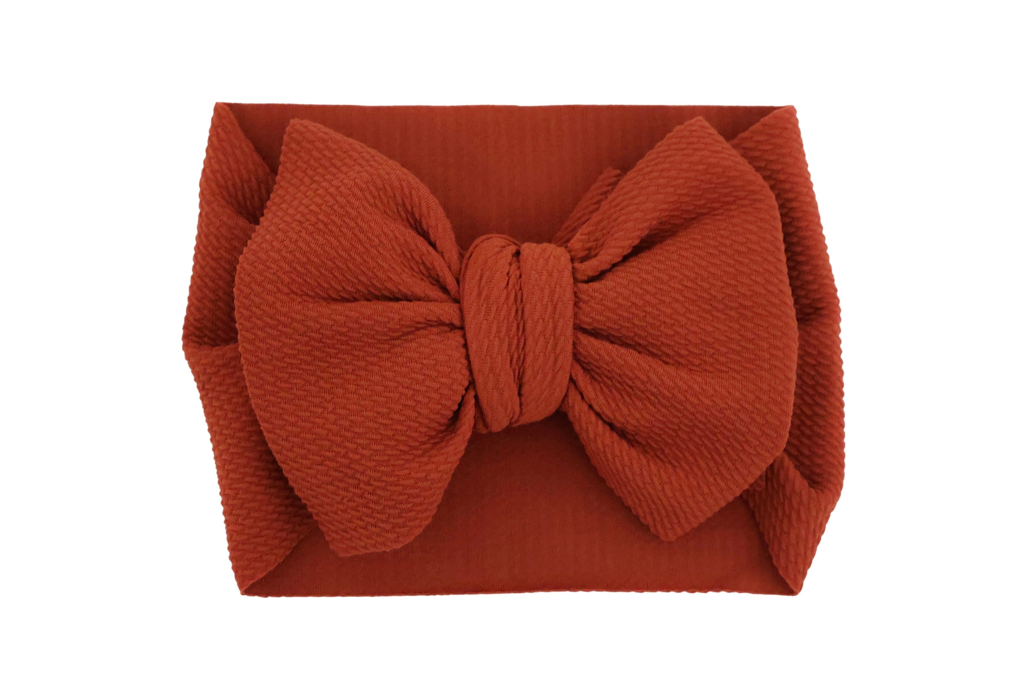 Rust Red Brown Headwrap Bow – Elle & Mily