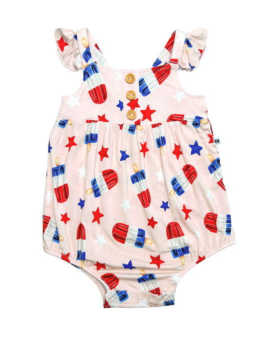 Patriotic Pops Bubble Romper - Elle & Mily