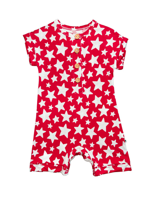 Star Spangled Short Romper - Elle & Mily