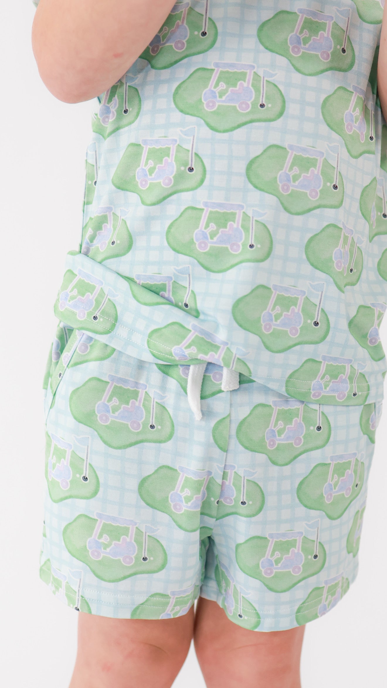 Blue Tee Time Tee & Short Set