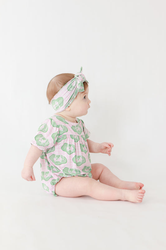 Pink Tee Time Bubble Romper