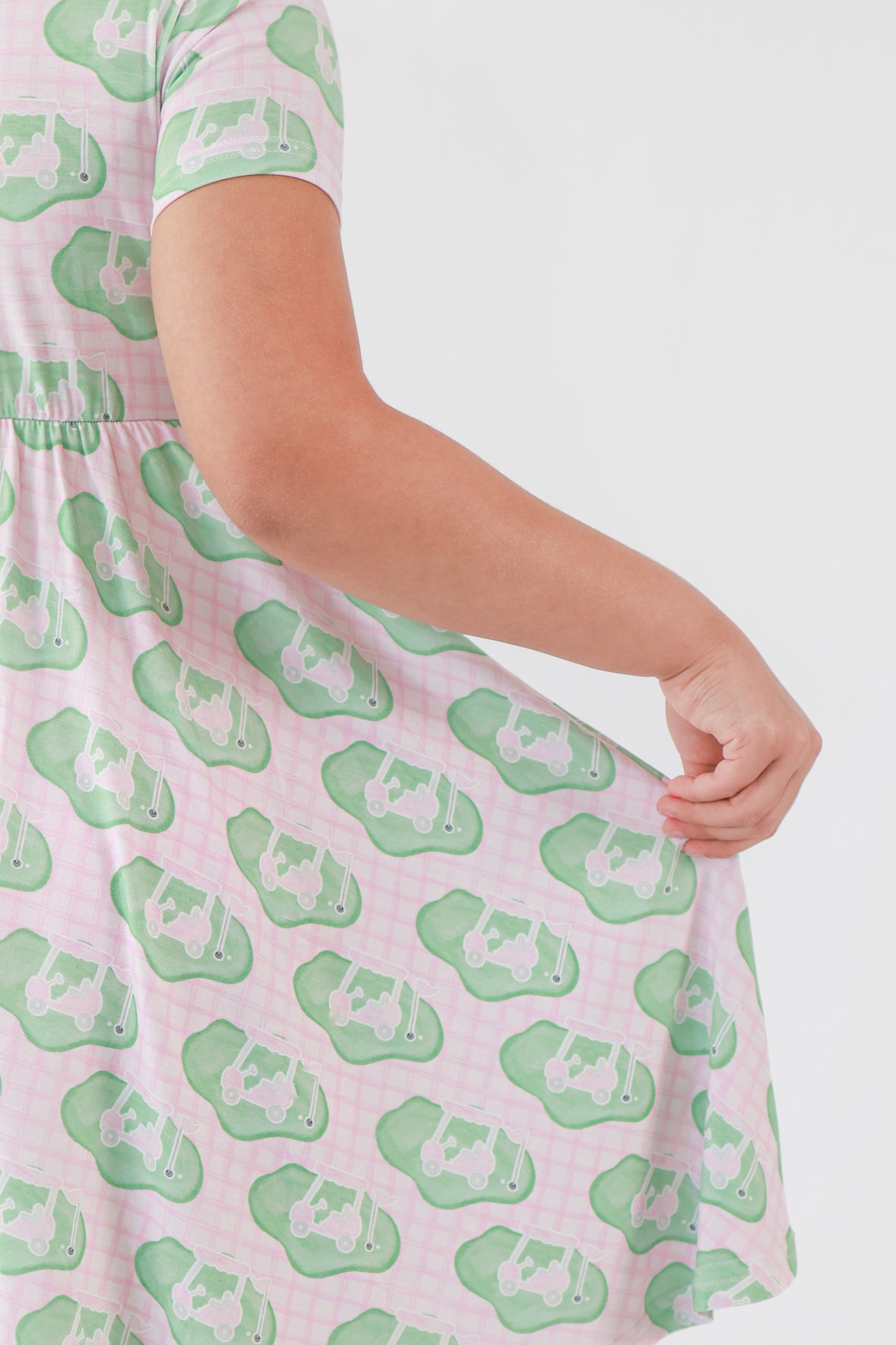 Pink Tee Time Twirl Dress