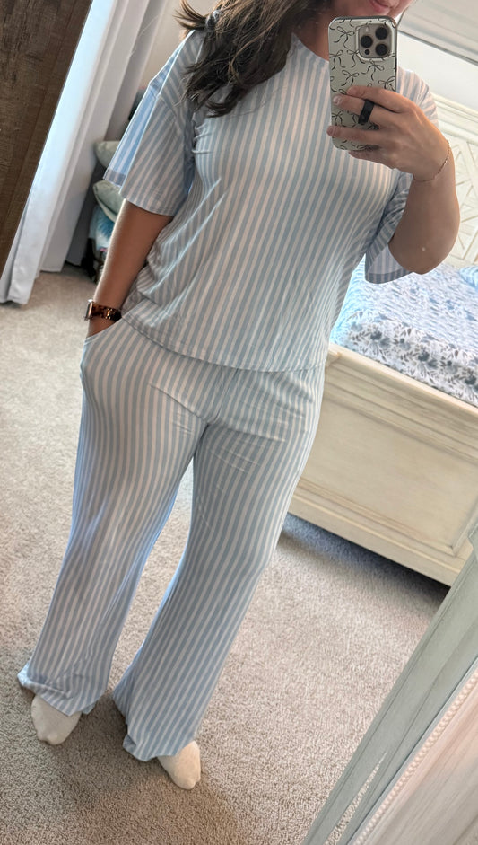 Vintage Santa Pink Boxy Tee Lounge Set