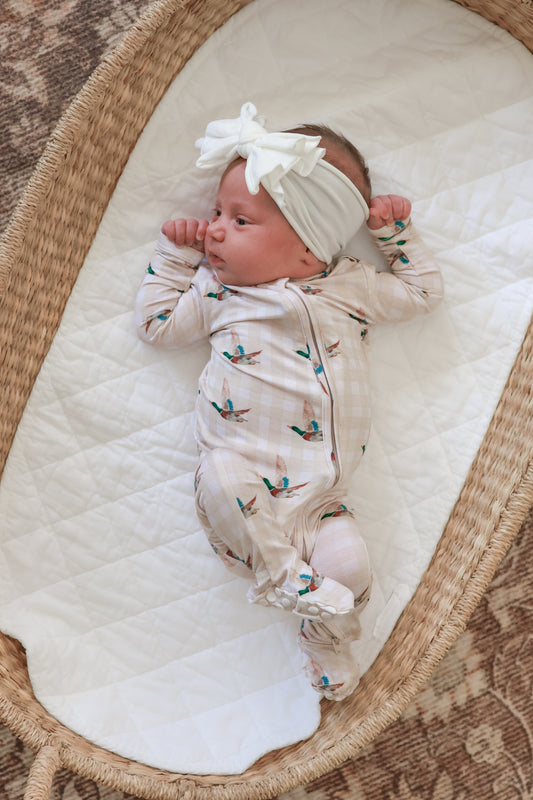 Mallard Marsh Newborn Footie