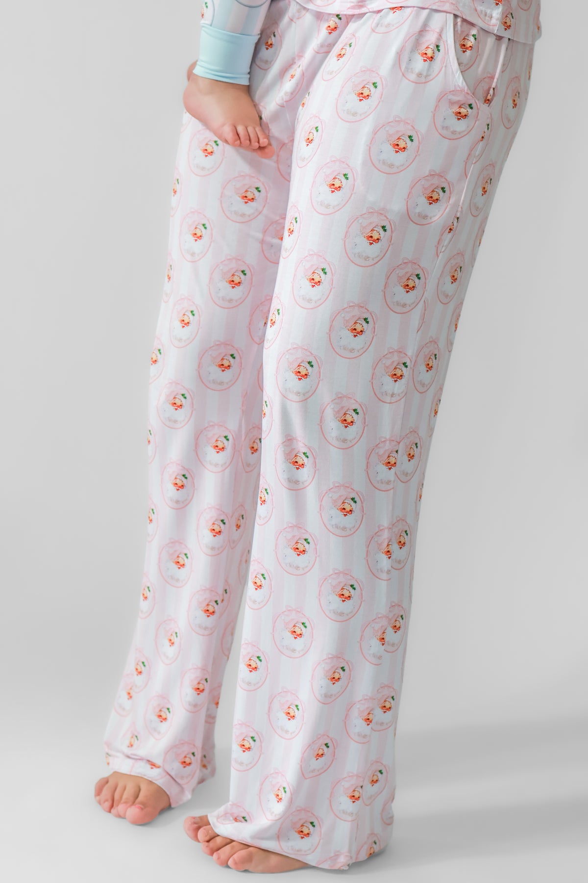 Vintage Santa Pink Boxy Tee Lounge Set