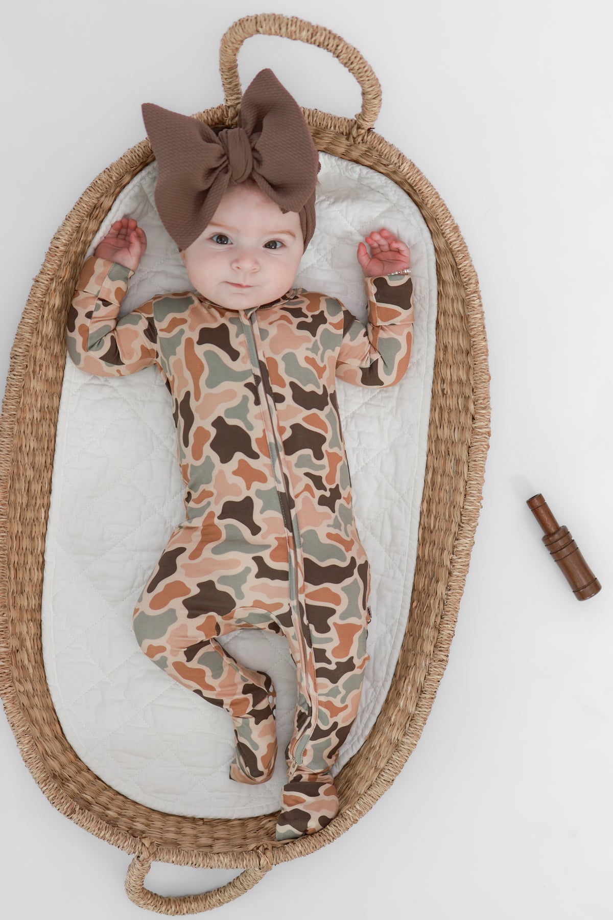 Harvest Duck Camo Convertible Zip Romper