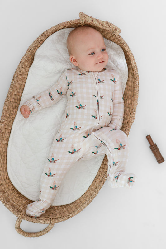 Mallard Marsh Convertible Zip Romper