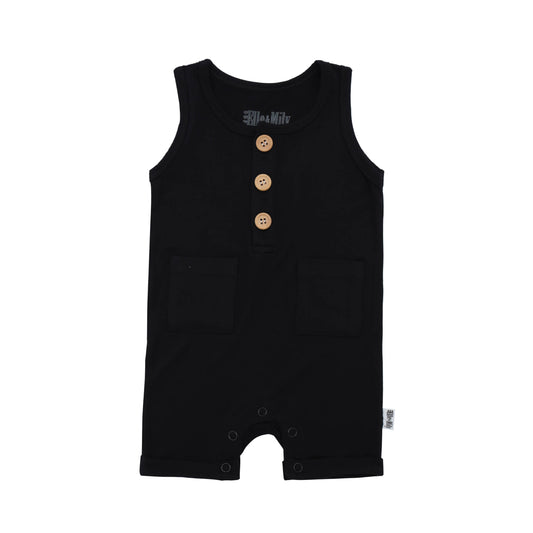 Black Short Romper - Elle & Mily