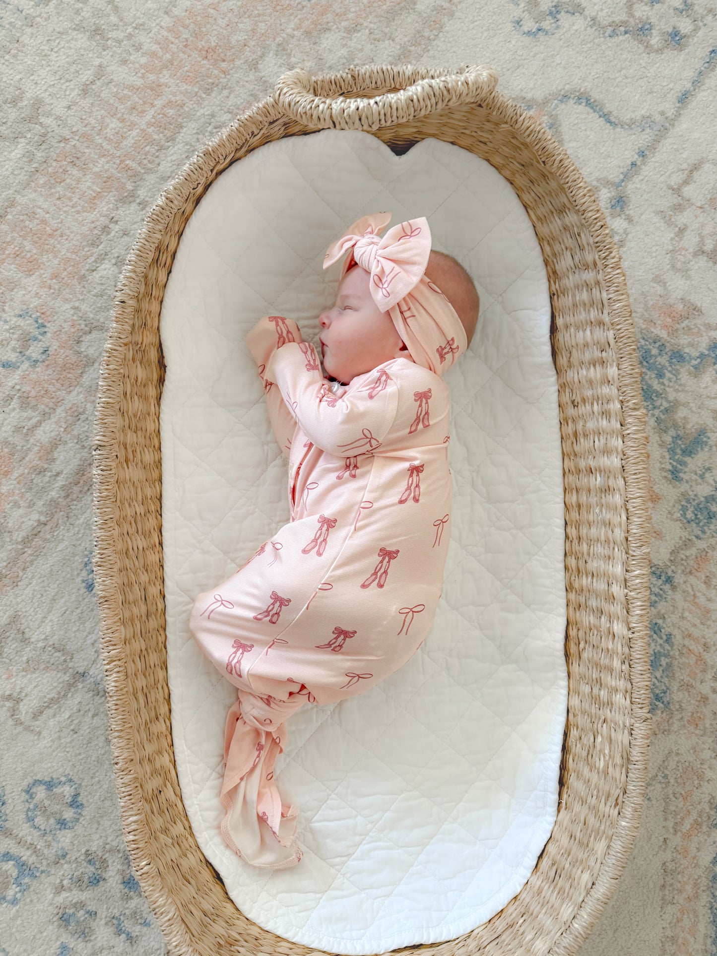 Ballet Blush Knotted Gown