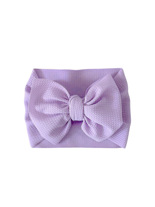 Lavender Headwrap Bow