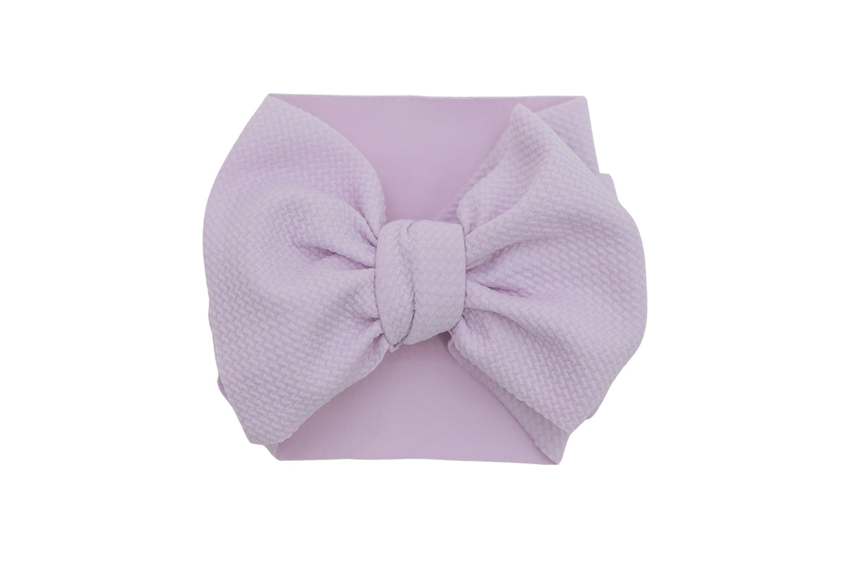 Lilac Headwrap Bow