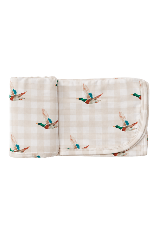 Mallard Marsh Swaddle Blanket