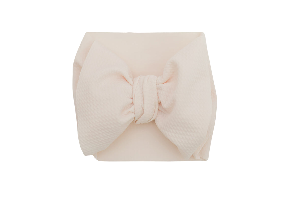 Cream Headwrap Bow